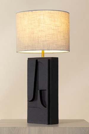   Modern European furniture - Carved Base Table Lamp - www.oroa.com | Oroa.com