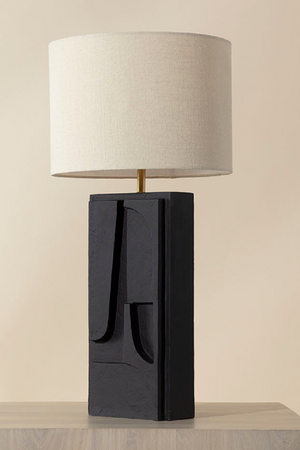   Modern European furniture - Carved Base Table Lamp - www.oroa.com | Oroa.com