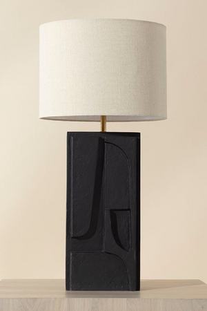   Modern European furniture - Carved Base Table Lamp - www.oroa.com | Oroa.com