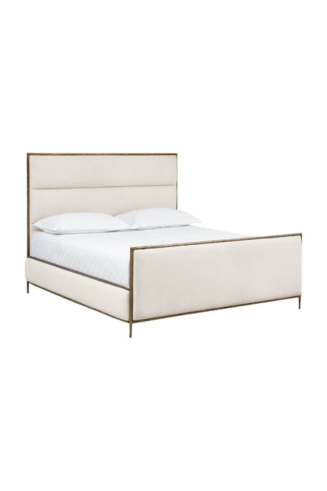   Modern European furniture - Hand-hammered Iron White King Bed - www.oroa.com | Oroa.com