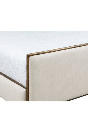   Modern European furniture - Hand-hammered Iron White King Bed - www.oroa.com | Oroa.com