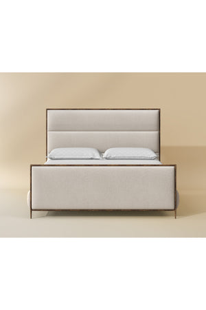   Modern European furniture - Hand-hammered Iron White King Bed - www.oroa.com | Oroa.com