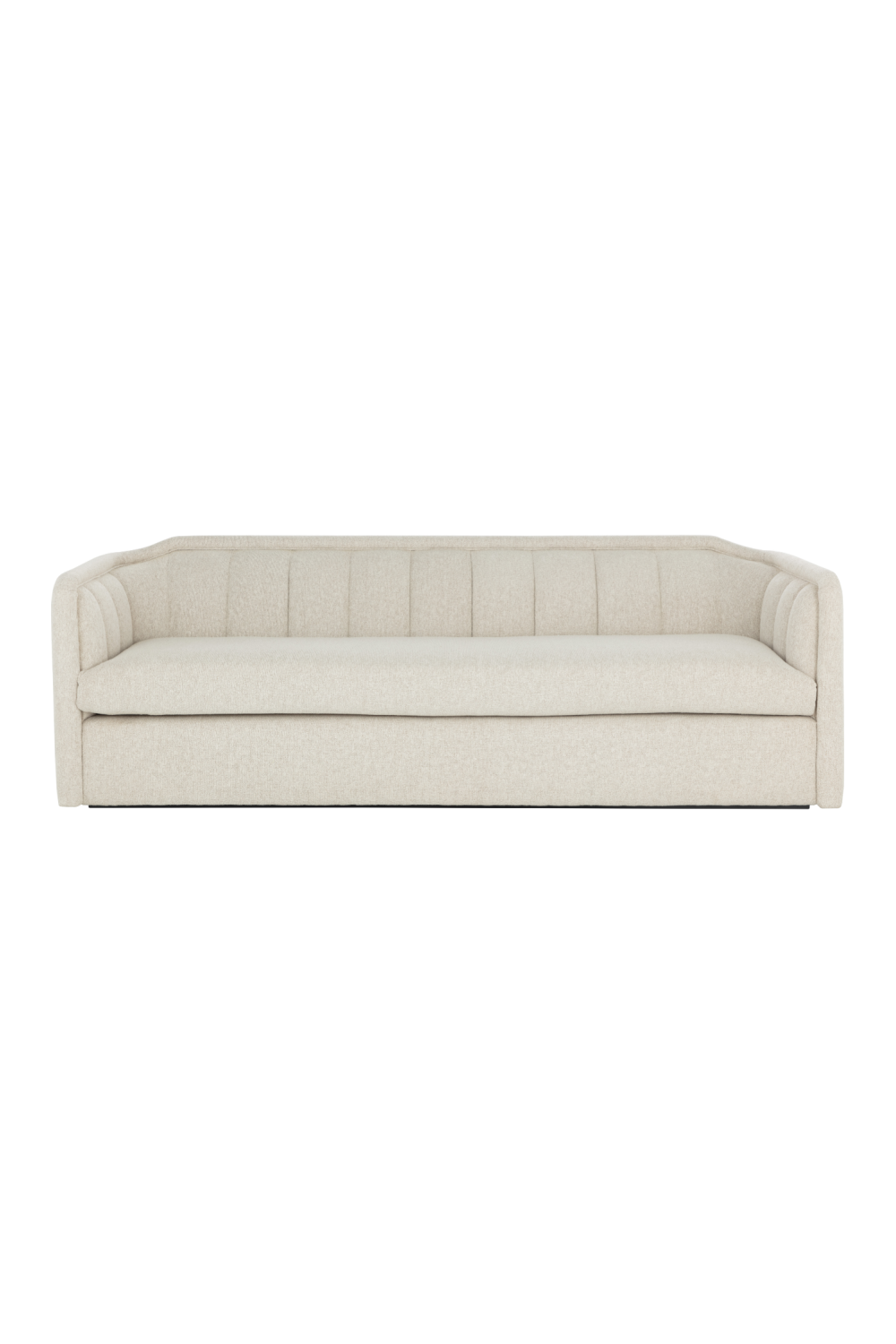   Modern European furniture - Vertical-Tufted Cream Sofa - www.oroa.com | Oroa.com
