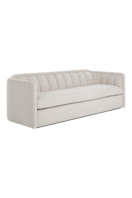   Modern European furniture - Vertical-Tufted Cream Sofa - www.oroa.com | Oroa.com