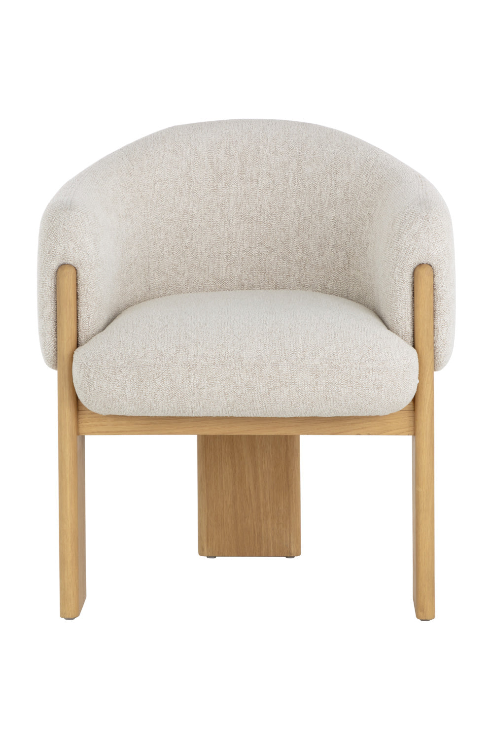   Modern European furniture - Cream 3-Legged Dining Armchair - www.oroa.com | Oroa.com