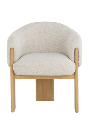   Modern European furniture - Cream 3-Legged Dining Armchair - www.oroa.com | Oroa.com
