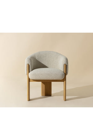   Modern European furniture - Cream 3-Legged Dining Armchair - www.oroa.com | Oroa.com