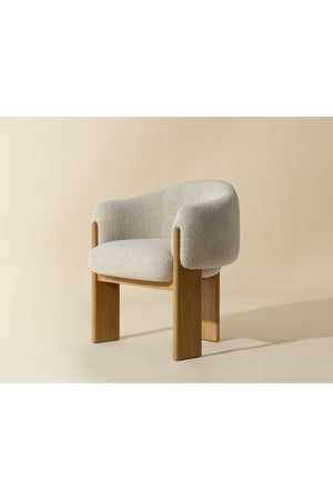   Modern European furniture - Cream 3-Legged Dining Armchair - www.oroa.com | Oroa.com