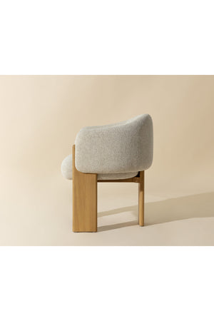   Modern European furniture - Cream 3-Legged Dining Armchair - www.oroa.com | Oroa.com