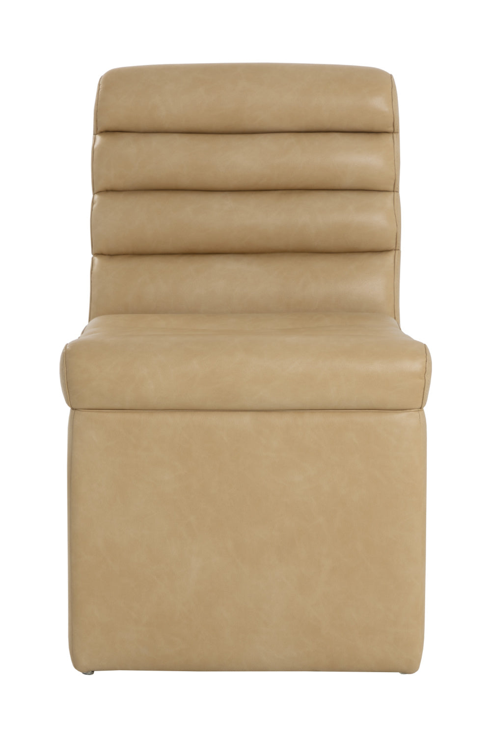  Modern European furniture - Leather Look Wheeled Dining Chair - www.oroa.com | Oroa.com