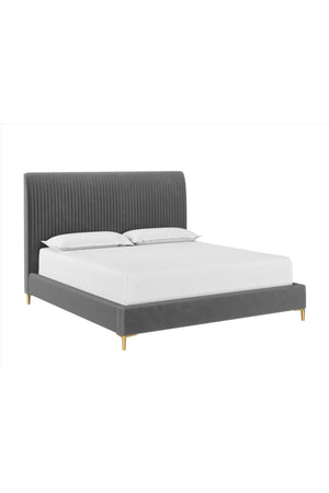   Modern European furniture - Vertical-Tufted Queen Bed - www.oroa.com | Oroa.com