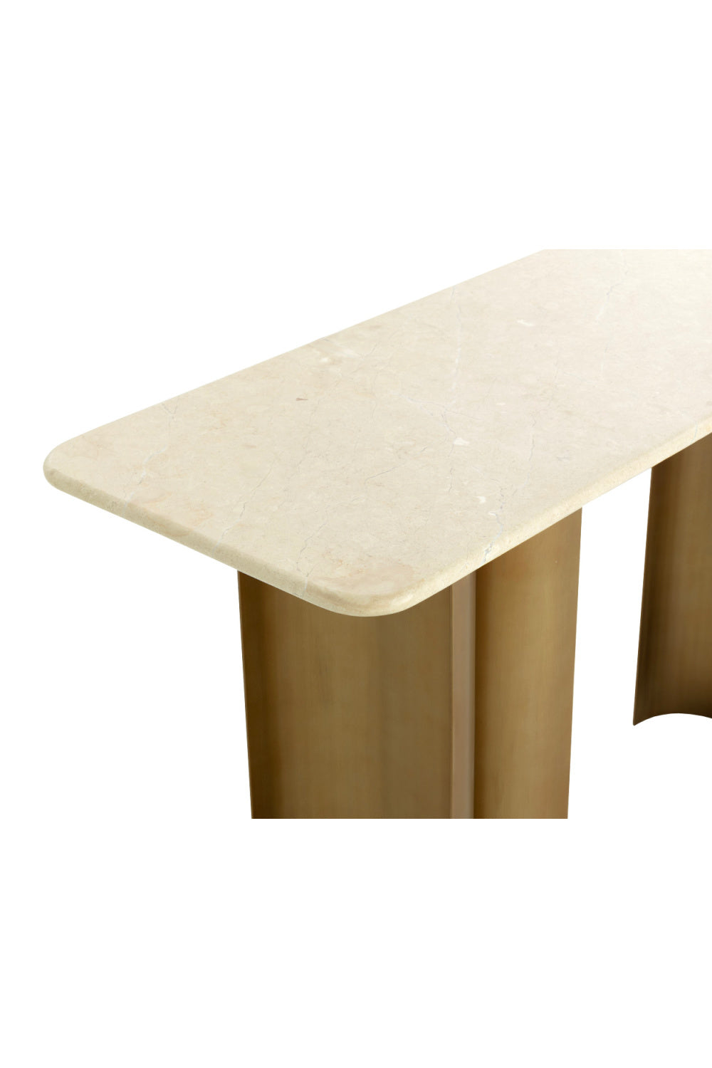   Cream Marble Console Table | Oroa.com