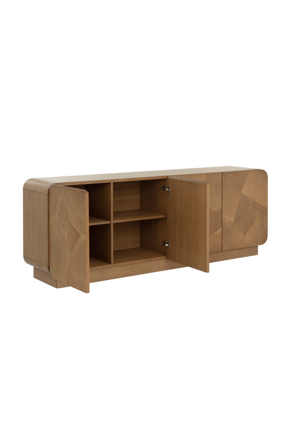   Modern European furniture - Patterned Oak 4-Door Sideboard - www.oroa.com | Oroa.com