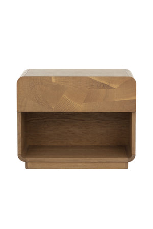   Modern European furniture - Oak Mosaic 1-Drawer Nightstand - www.oroa.com | Oroa.com
