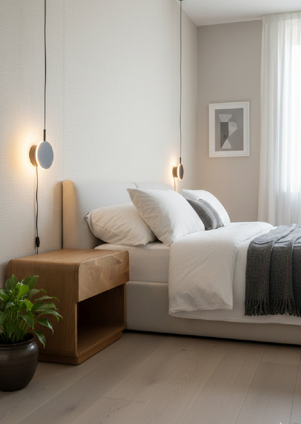  Modern European furniture - Oak Mosaic 1-Drawer Nightstand - www.oroa.com | Oroa.com