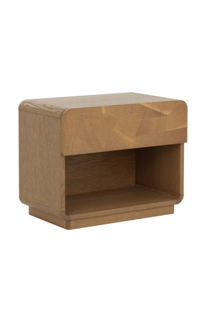   Modern European furniture - Oak Mosaic 1-Drawer Nightstand - www.oroa.com | Oroa.com