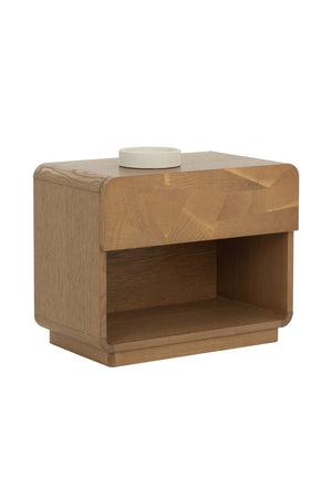   Modern European furniture - Oak Mosaic 1-Drawer Nightstand - www.oroa.com | Oroa.com