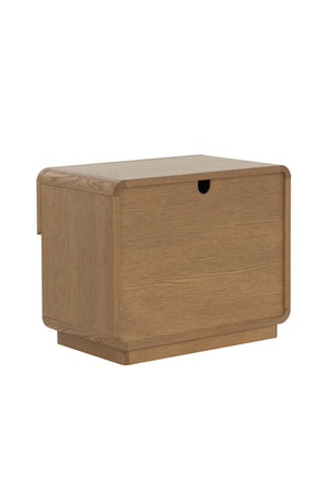   Modern European furniture - Oak Mosaic 1-Drawer Nightstand - www.oroa.com | Oroa.com