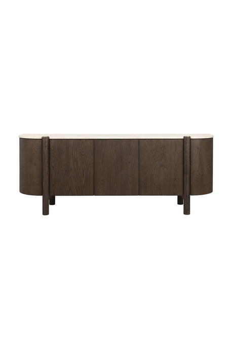   Modern European furniture - Solid Oak 4-Door Sideboard - www.oroa.com | Oroa.com