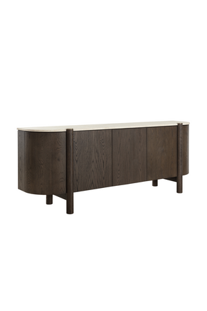   Modern European furniture - Solid Oak 4-Door Sideboard - www.oroa.com | Oroa.com