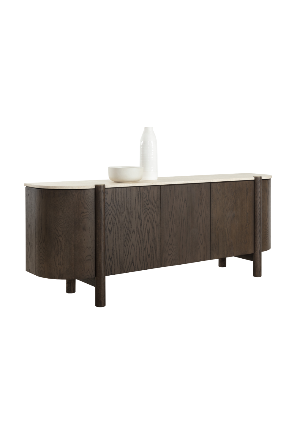  Modern European furniture - Solid Oak 4-Door Sideboard - www.oroa.com | Oroa.com