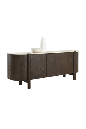   Modern European furniture - Solid Oak 4-Door Sideboard - www.oroa.com | Oroa.com