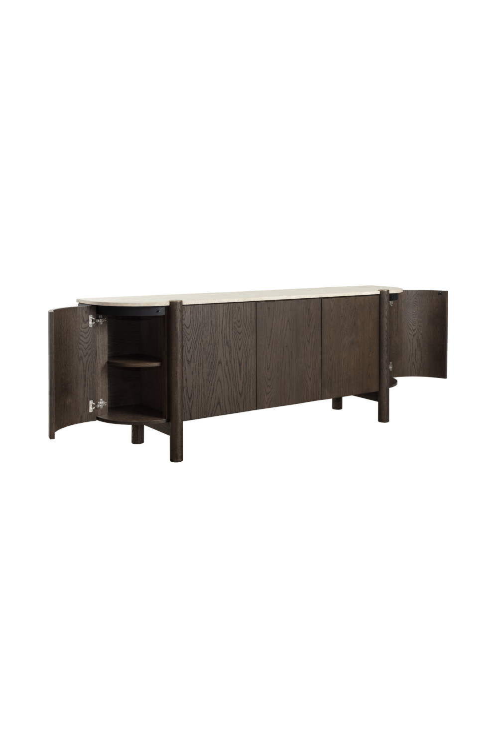   Modern European furniture - Solid Oak 4-Door Sideboard - www.oroa.com | Oroa.com