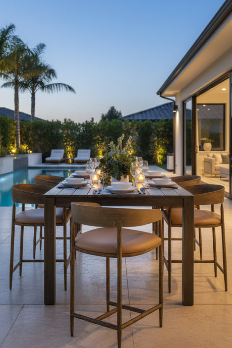   Modern European furniture - Hammered Metal Counter Stool - www.oroa.com | Oroa.com