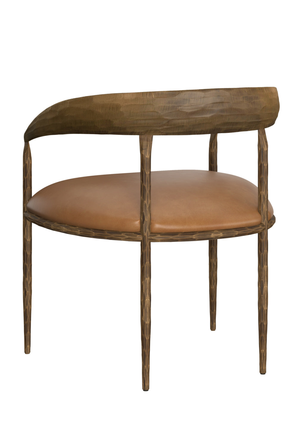   Modern European furniture - Antique Brass Framed Dining Chair - www.oroa.com | Oroa.com