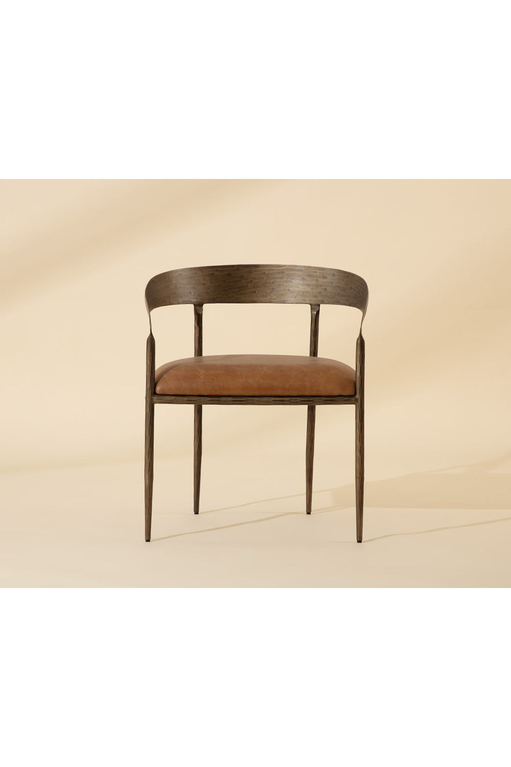   Modern European furniture - Antique Brass Framed Dining Chair - www.oroa.com | Oroa.com