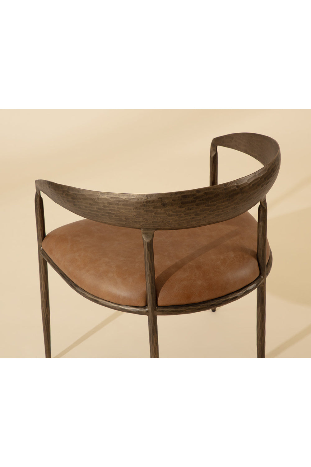   Modern European furniture - Antique Brass Framed Dining Chair - www.oroa.com | Oroa.com
