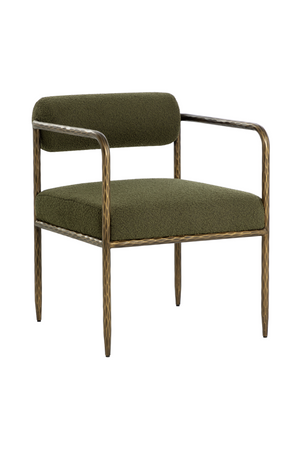   Modern European furniture - Iron Framed Green Dining Chair - www.oroa.com | Oroa.com