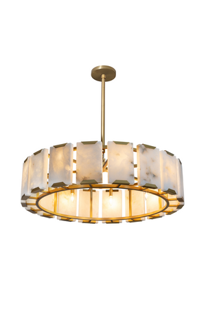   Modern European furniture - Alabaster Panels Chandelier - www.oroa.com | Oroa.com