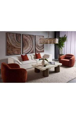   Modern European furniture - Alabaster Panels Chandelier - www.oroa.com | Oroa.com