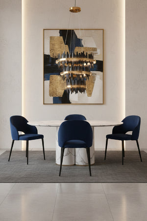   Modern European furniture - Black 3-Tier Chandelier - www.oroa.com | Oroa.com