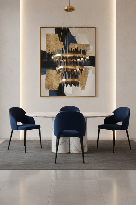   Modern European furniture - Black 3-Tier Chandelier - www.oroa.com | Oroa.com