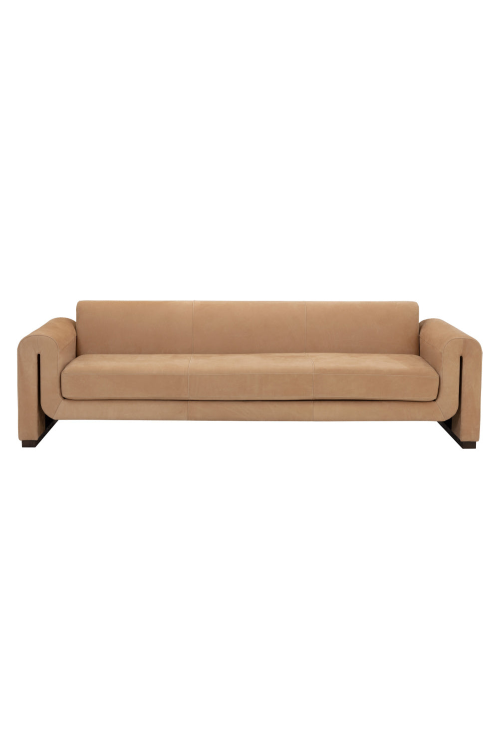   Modern European furniture - Tan Nubuck Leather Sofa - www.oroa.com | Oroa.com