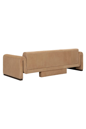   Modern European furniture - Tan Nubuck Leather Sofa - www.oroa.com | Oroa.com