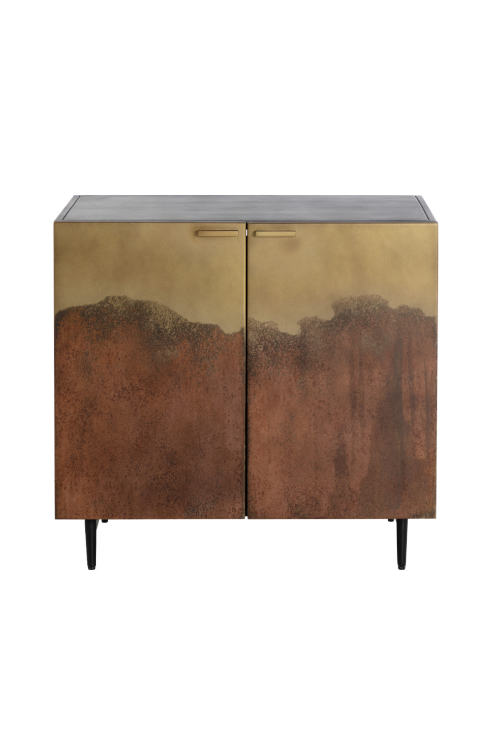   Modern European furniture - Antique Brass Ombre Nightstand - www.oroa.com | Oroa.com