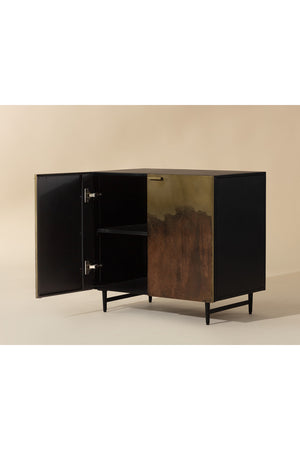   Modern European furniture - Antique Brass Ombre Nightstand - www.oroa.com | Oroa.com