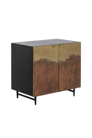   Modern European furniture - Antique Brass Ombre Nightstand - www.oroa.com | Oroa.com