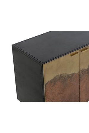   Modern European furniture - Antique Brass Ombre Nightstand - www.oroa.com | Oroa.com