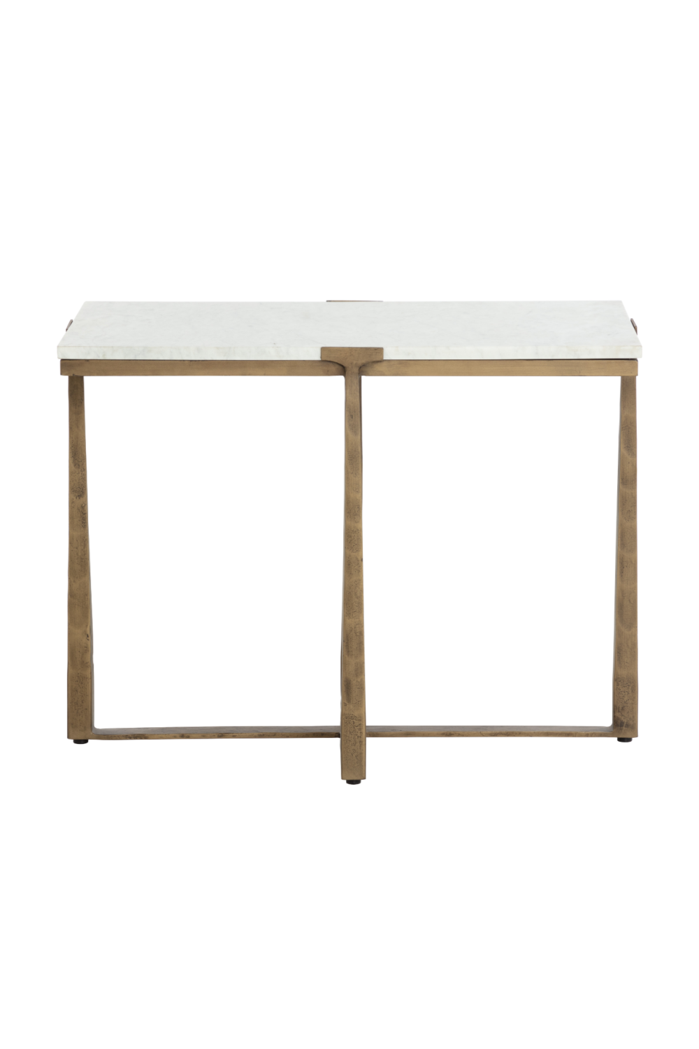   Modern European furniture - Rectangular White Marble Side Table - www.oroa.com | Oroa.com