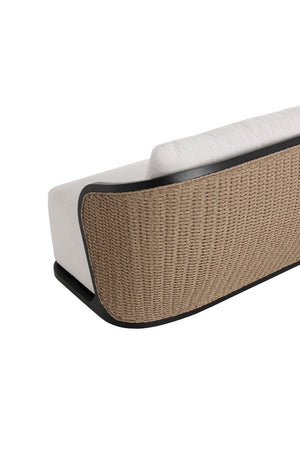   Modern European furniture - Cream Boucle Indoor/Outdoor Sofa - www.oroa.com | Oroa.com