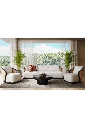   Modern European furniture - Cream Boucle Indoor/Outdoor Sofa - www.oroa.com | Oroa.com