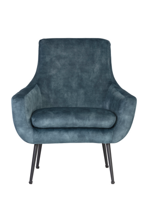  Modern European furniture - Blue Fabric Lounge Chair - www.oroa.com | Oroa.com
