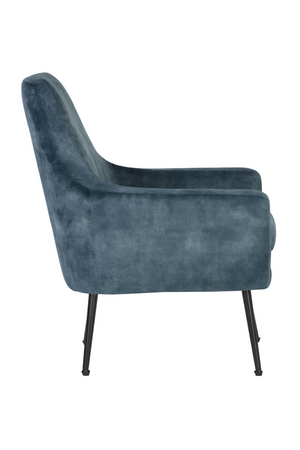   Modern European furniture - Blue Fabric Lounge Chair - www.oroa.com | Oroa.com