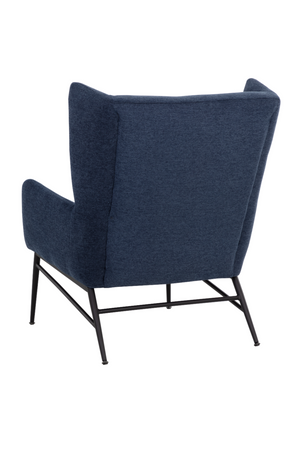   Modern European furniture - Blue Wingback Lounge Chair - www.oroa.com | Oroa.com