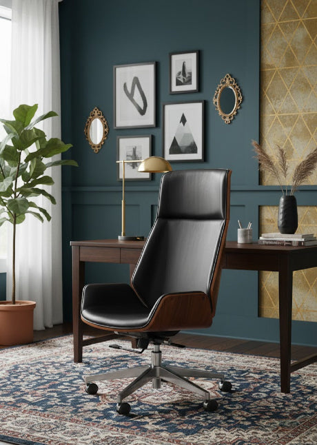   Modern European furniture - High-back Leather Look Office Chair - www.oroa.com | Oroa.com