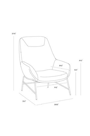   Modern European furniture - Leather Exterior Lounge Chair - www.oroa.com | Oroa.com
